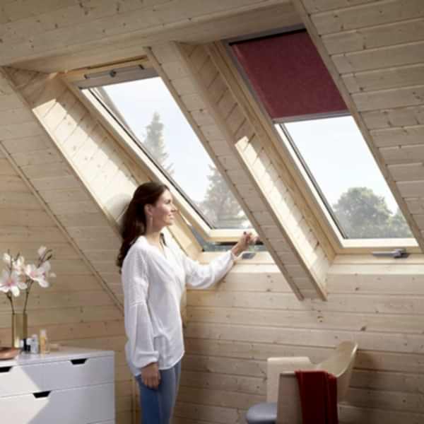 Деревянные мансардные окна Woodline